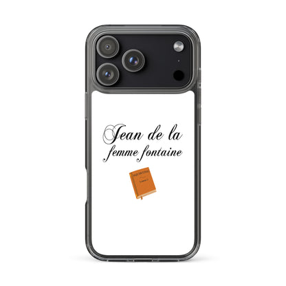 Coque iPhone Jean de la femme fontaine - Sedurro