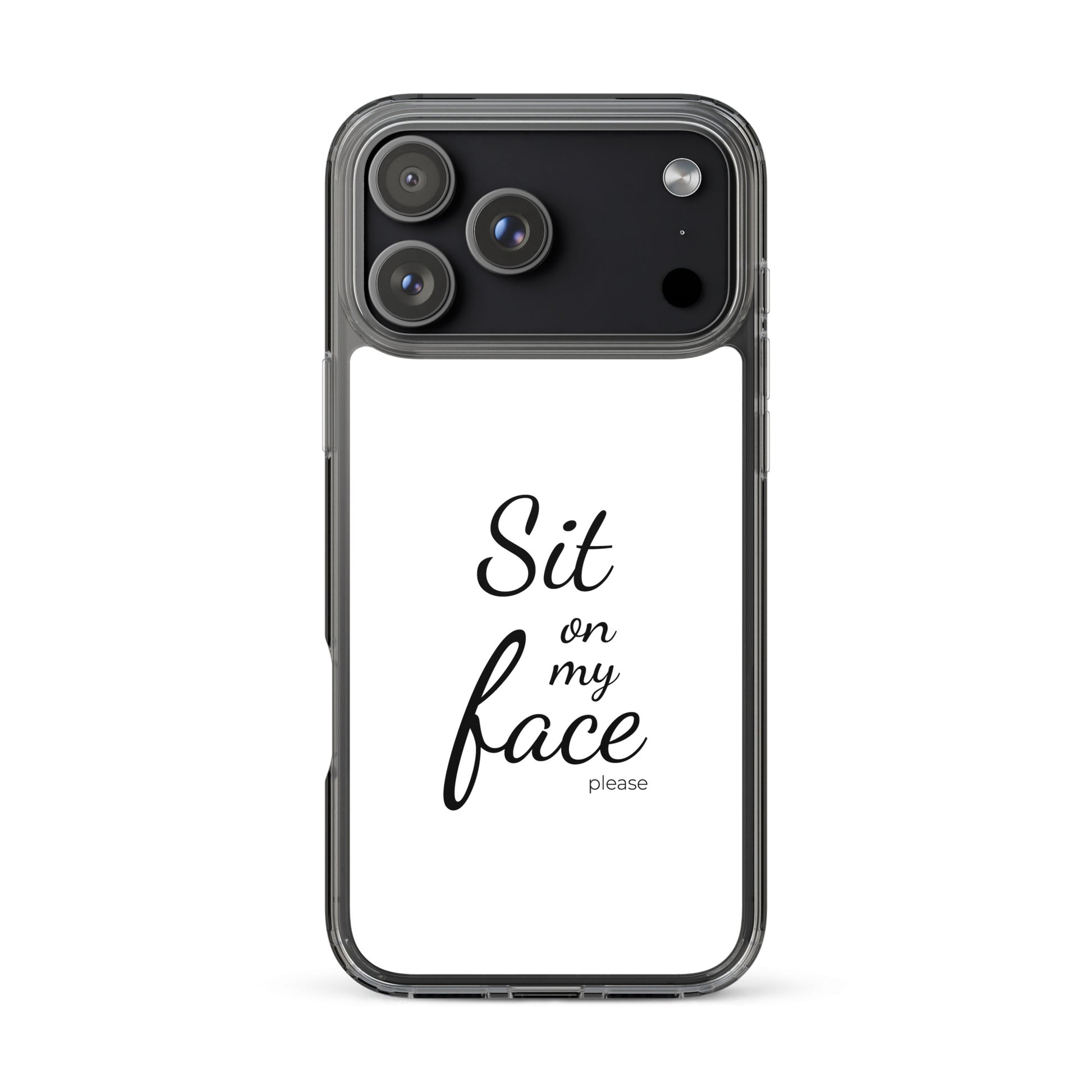 Coque iPhone Sit on my face please - Sedurro