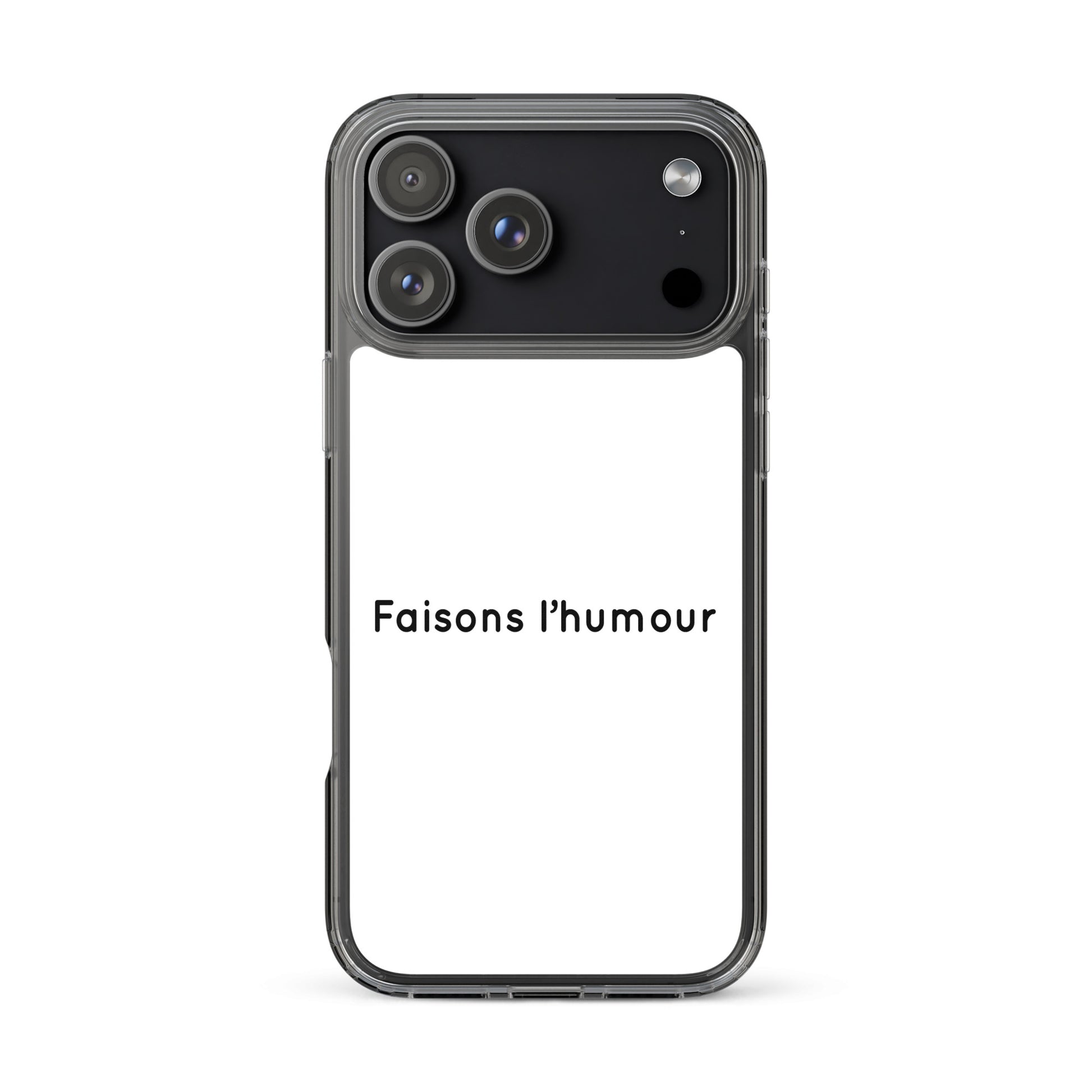 Coque iPhone Faisons l'humour - Sedurro