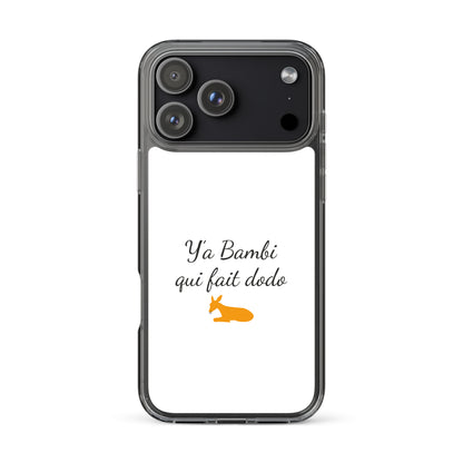 Coque iPhone Y'a bambi qui fait dodo - Sedurro