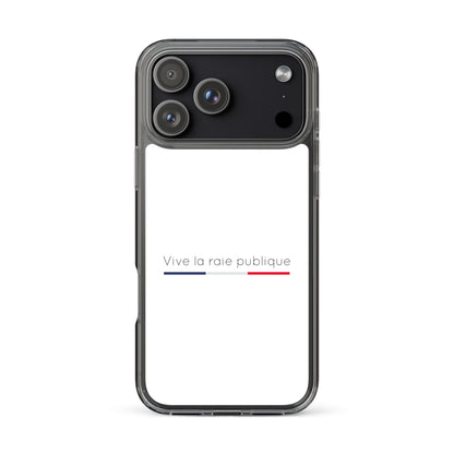 Coque iPhone Vive la raie publique - Sedurro