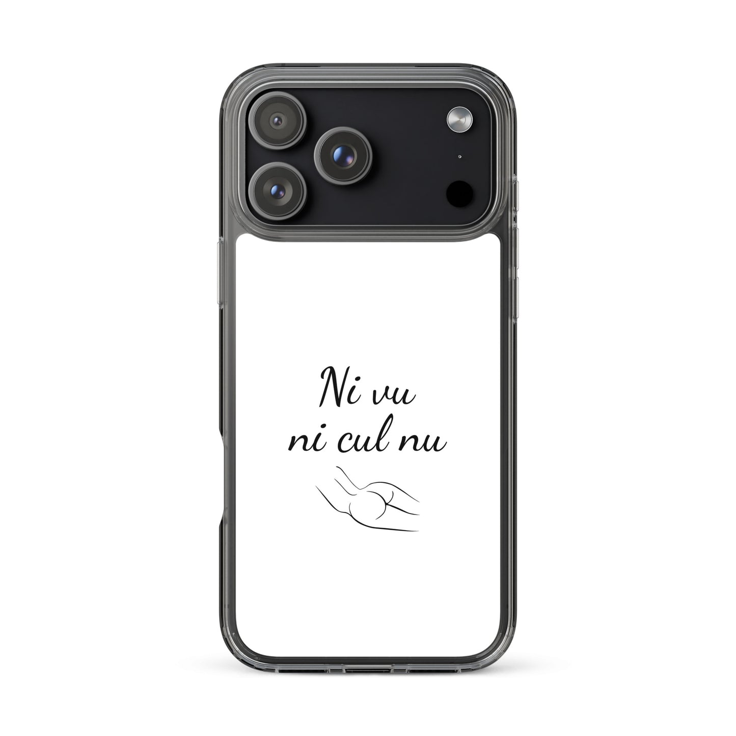 Coque iPhone Ni vu ni cul nu - Sedurro