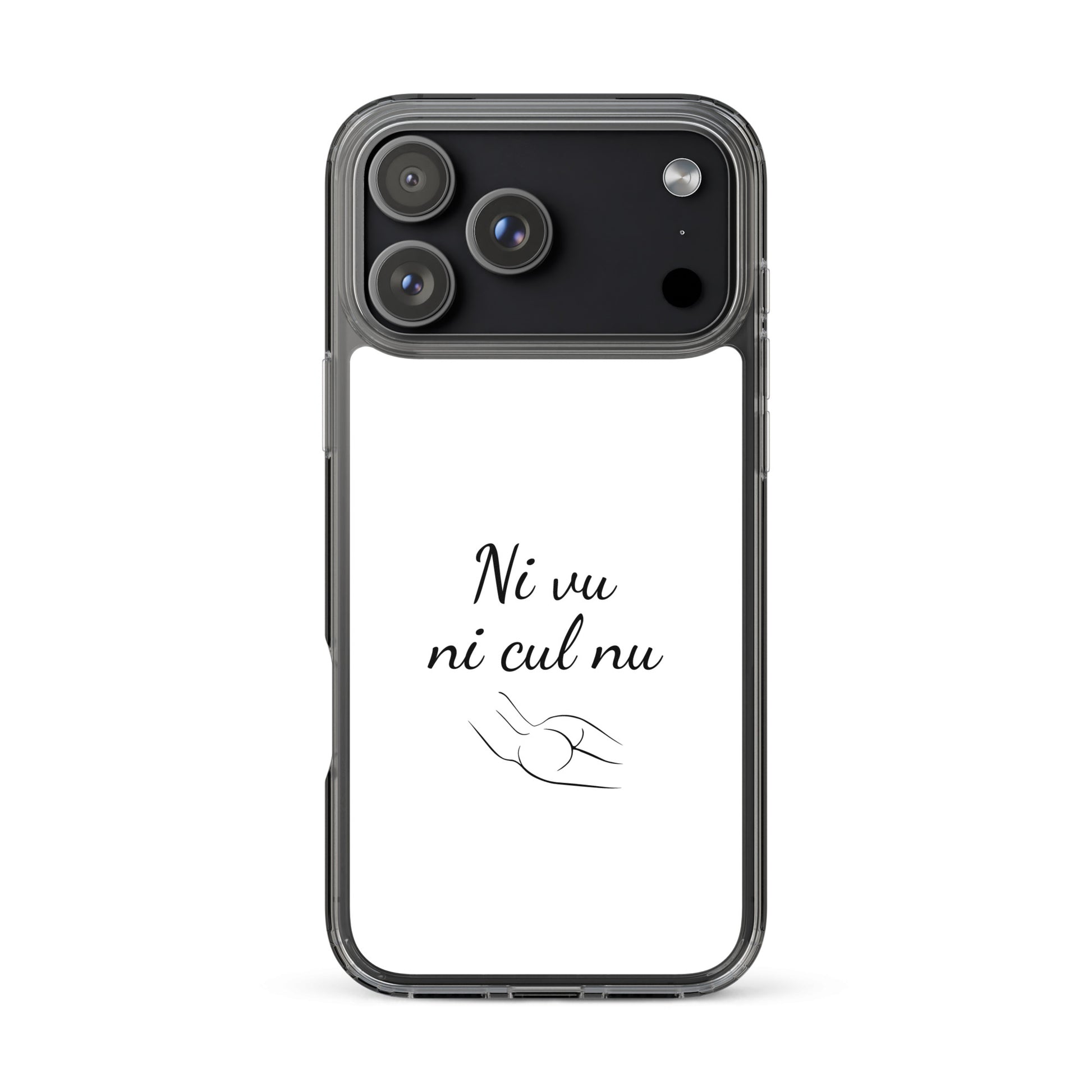 Coque iPhone Ni vu ni cul nu - Sedurro