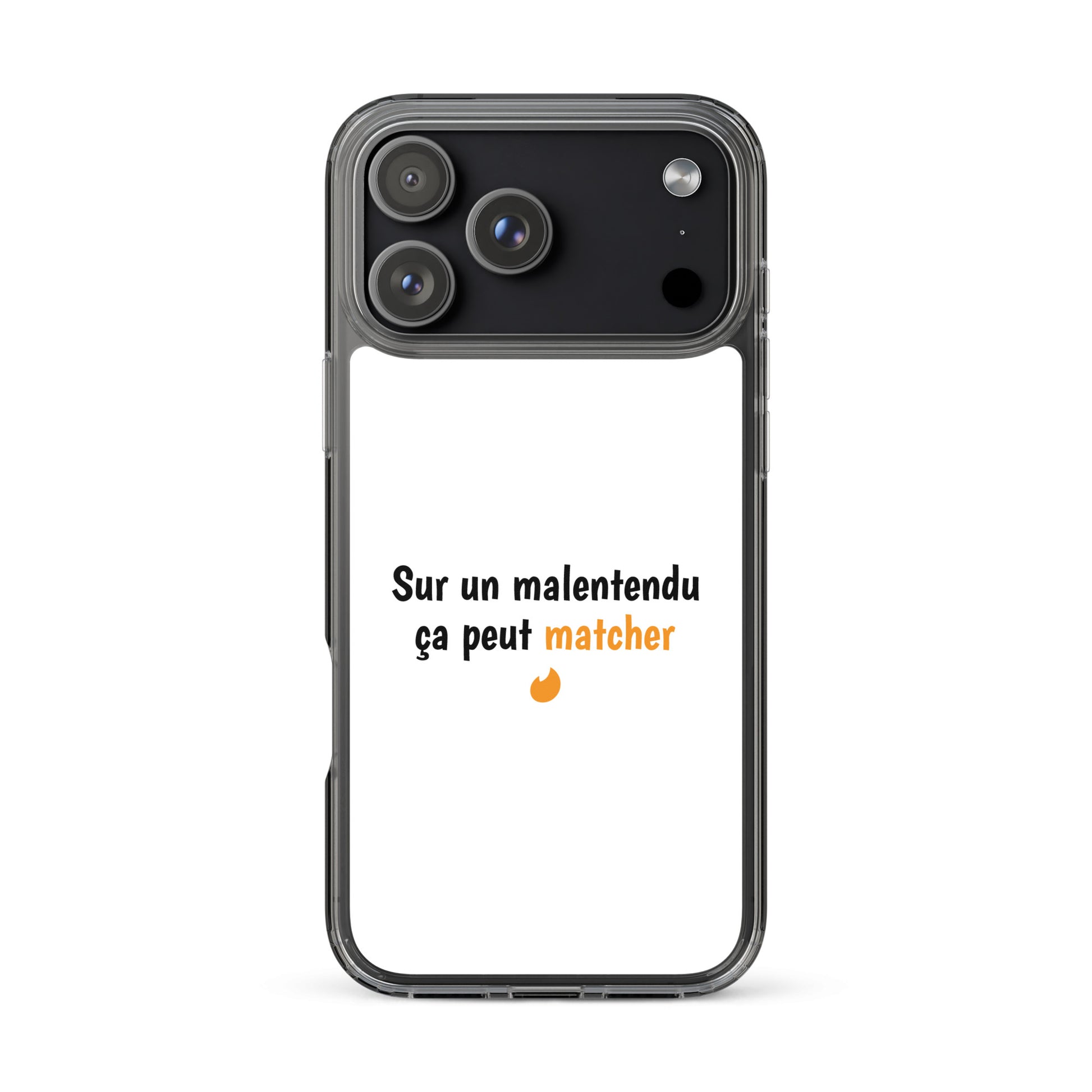 Coque iPhone Sur un malentendu ça peut matcher - Sedurro