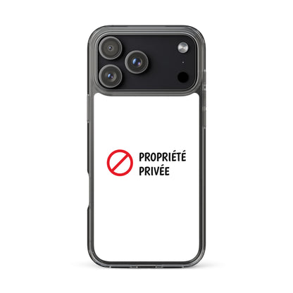 Coque iPhone Propriété privée - Sedurro