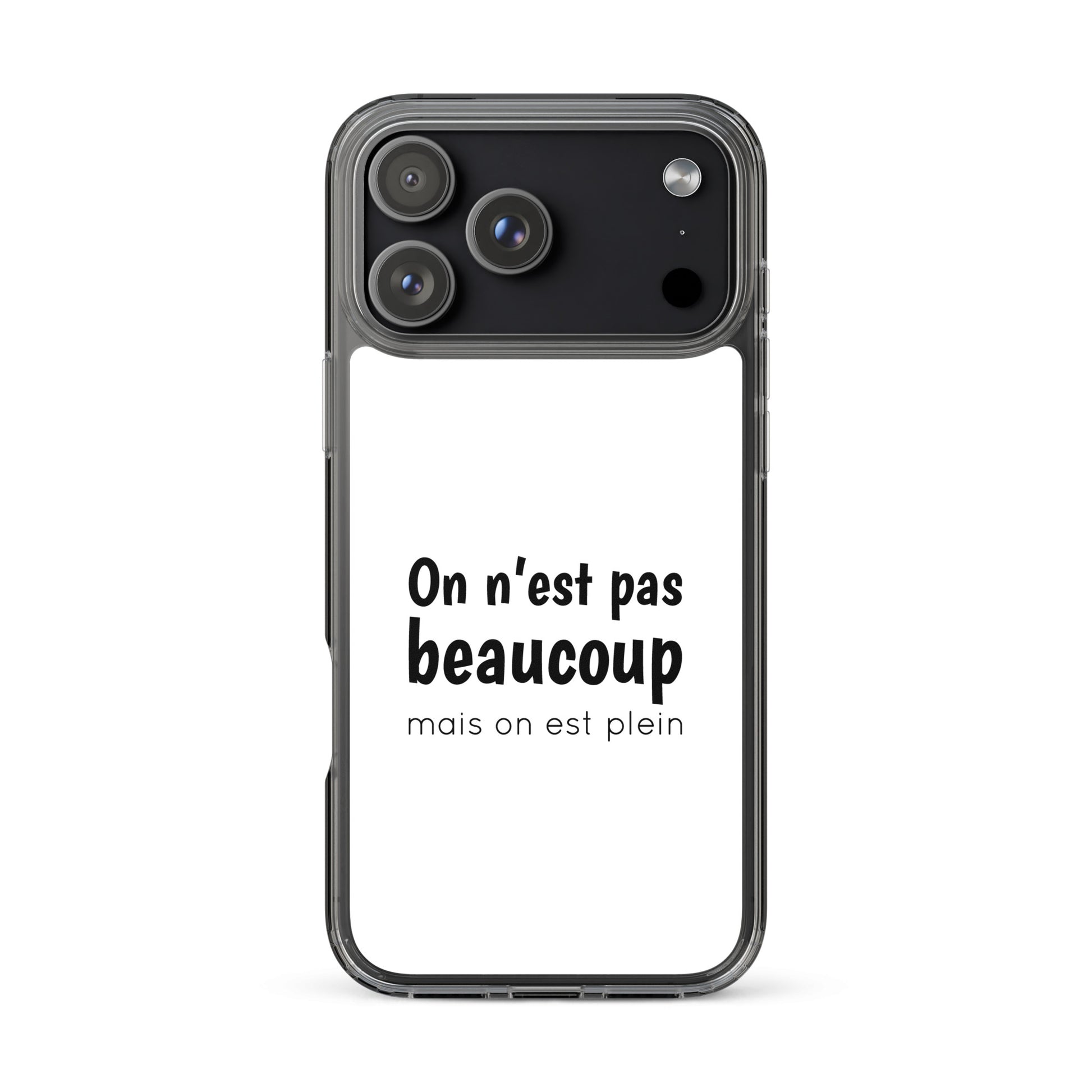 Coque iPhone On n'est pas beaucoup mais on est plein - Sedurro
