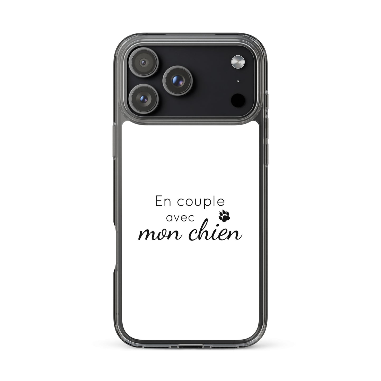 Coque iPhone En couple avec mon chien - Sedurro