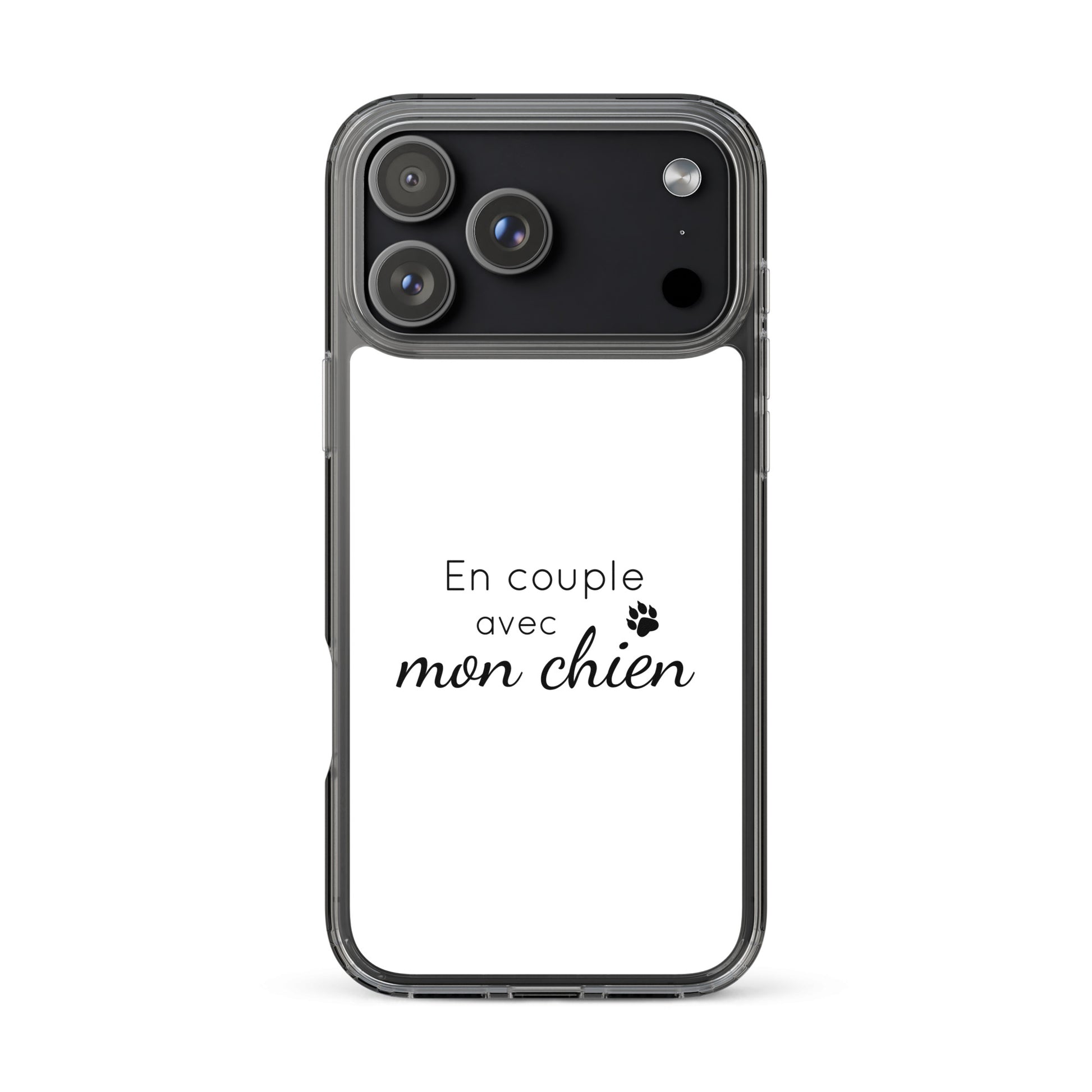 Coque iPhone En couple avec mon chien - Sedurro