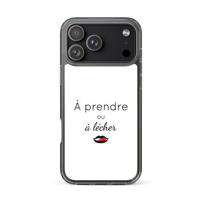 Coque iPhone À prendre ou à lécher - Sedurro
