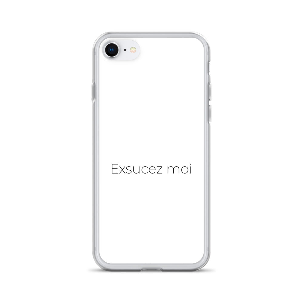 Coque iPhone Exsucez moi iPhone 7 8 - Sedurro