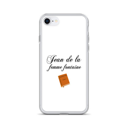 Coque iPhone Jean de la femme fontaine iPhone 7 8 - Sedurro