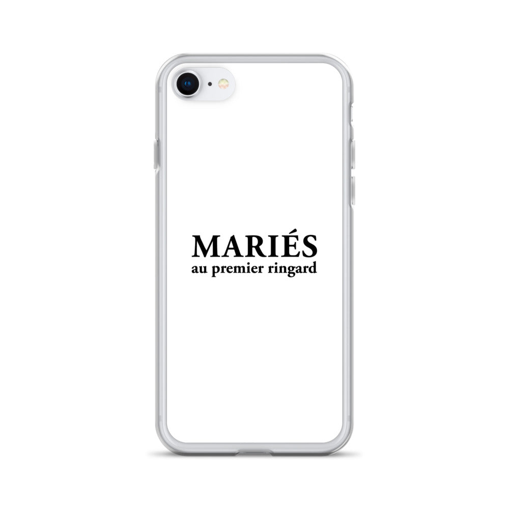 Coque iPhone Mariés au premier ringard iPhone 7 8 - Sedurro