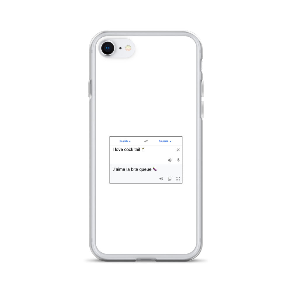 Coque iPhone Traduction cocktail - Sedurro