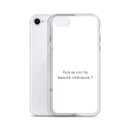 Coque iPhone Puis-je voir ta beauté intérieure - Sedurro