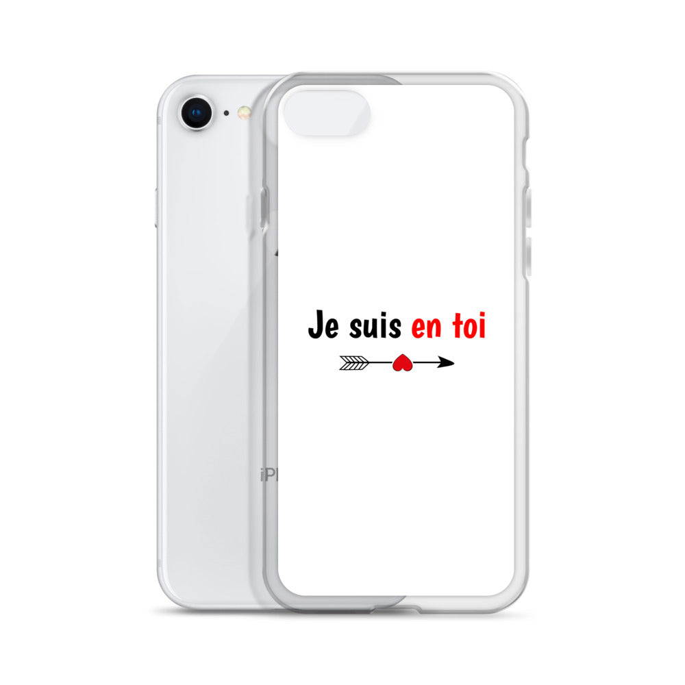 Coque iPhone Je suis en toi flèche cupidon - Sedurro