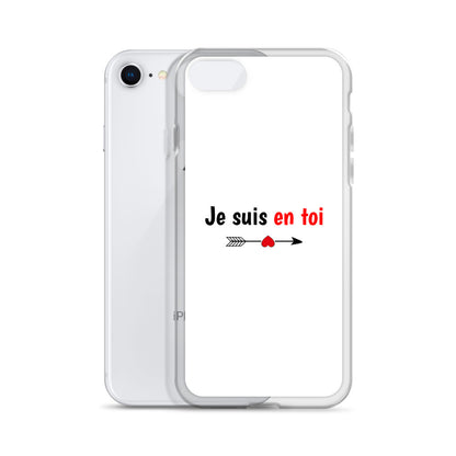 Coque iPhone Je suis en toi flèche cupidon - Sedurro