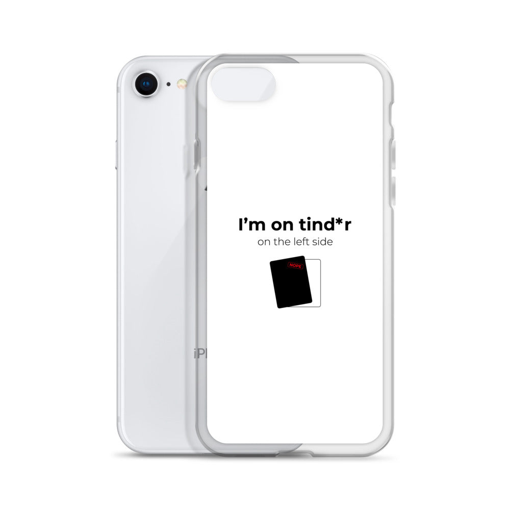 Coque iPhone I'm on tind*r on the left side - Sedurro