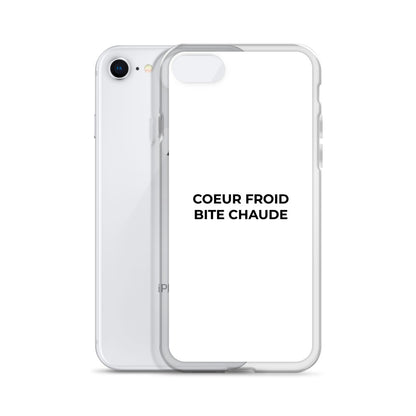 Coque iPhone Cœur froid bite chaude - Sedurro