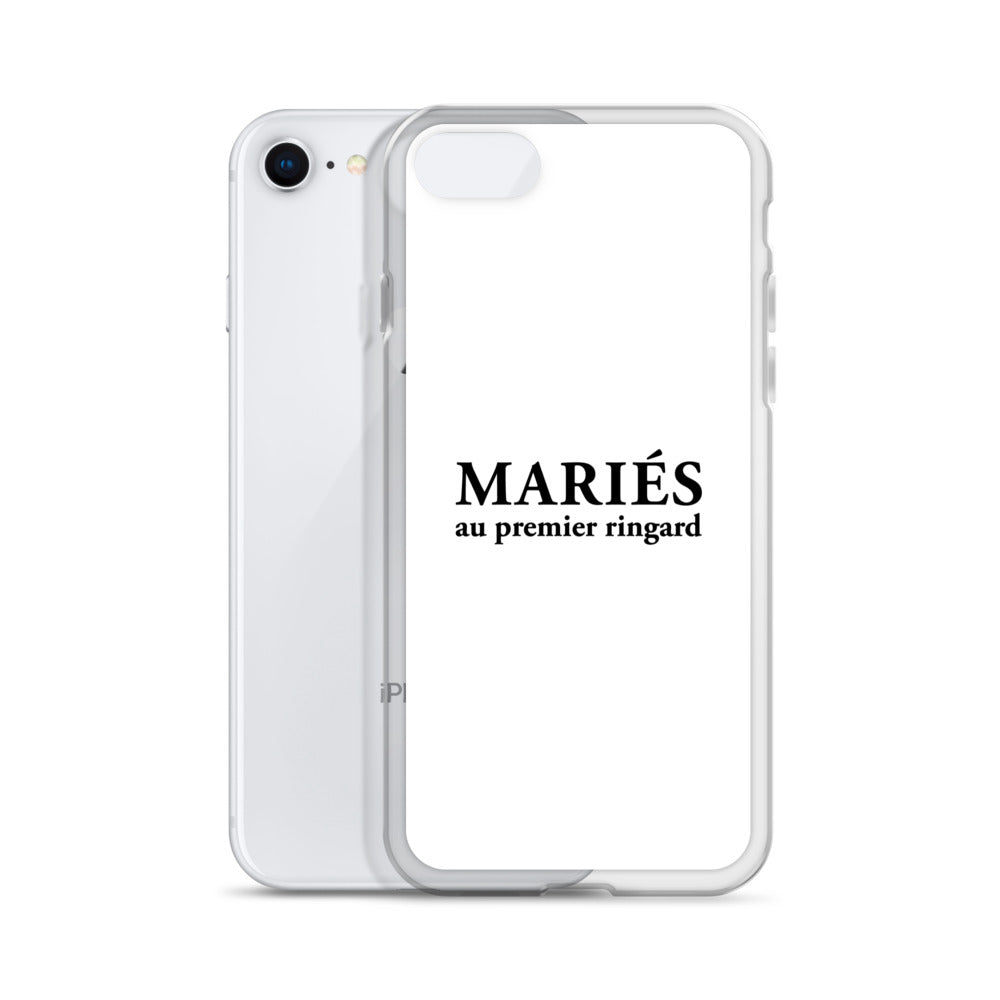 Coque iPhone Mariés au premier ringard - Sedurro