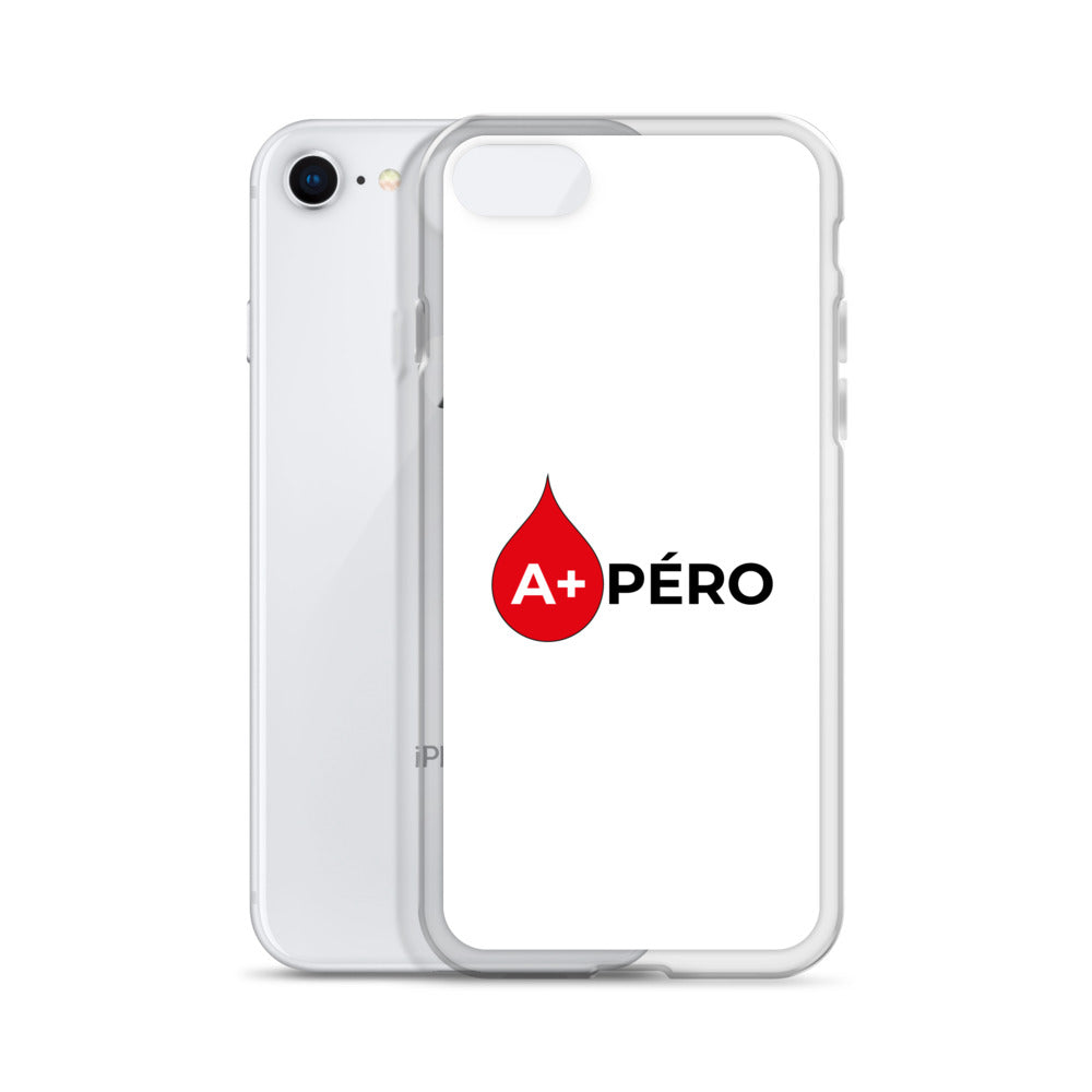 Coque iPhone Apéro groupe sanguin A+ - Sedurro