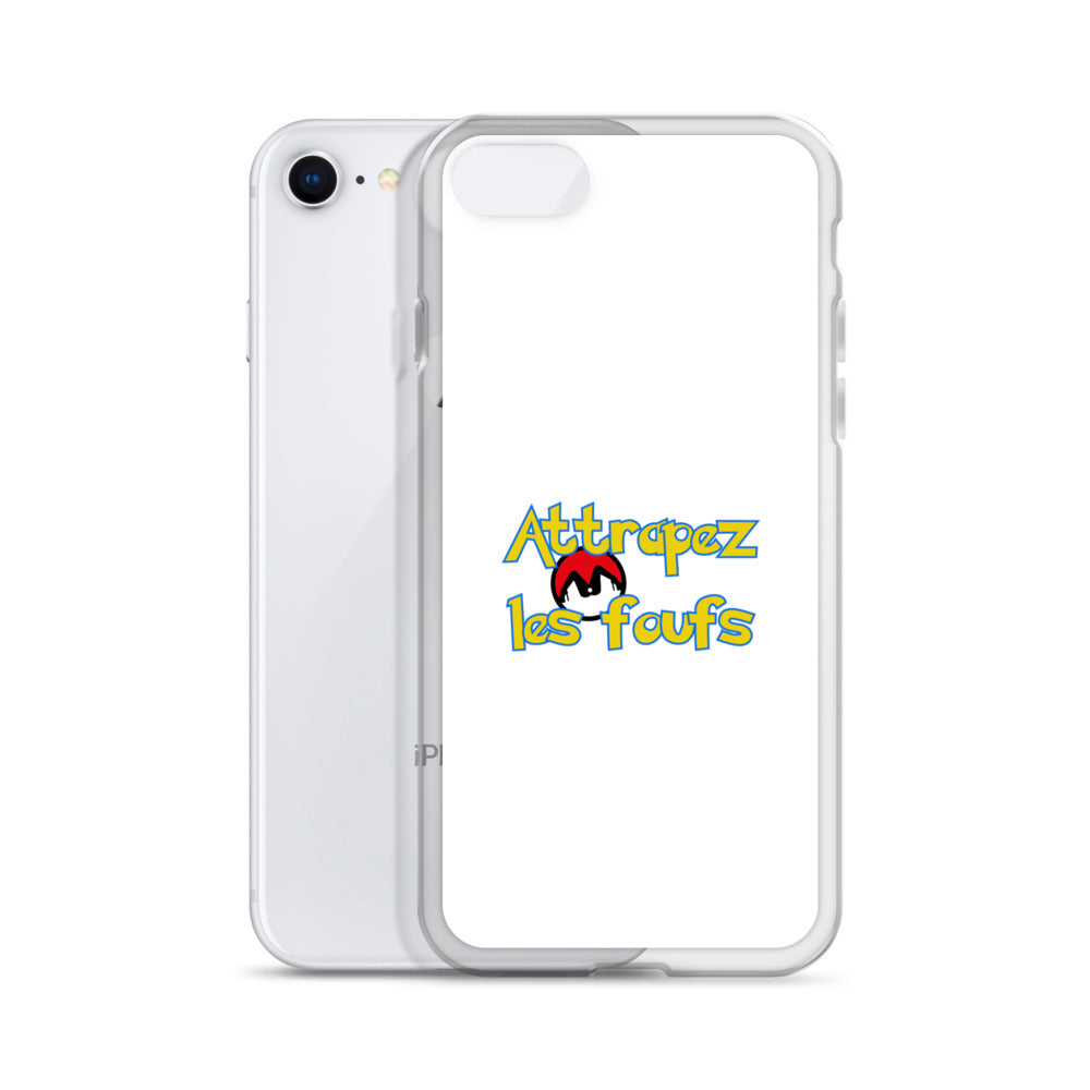 Coque iPhone Attrapez les foufs Pokeboule - Sedurro