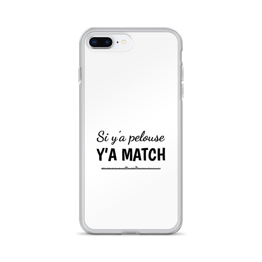 Coque iPhone Si y'a pelouse y'a match - Sedurro