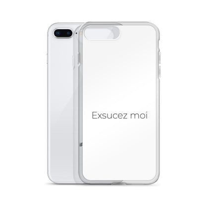 Coque iPhone Exsucez moi iPhone 7 Plus 8 Plus - Sedurro