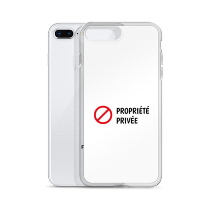 Coque iPhone Propriété privée iPhone 7 Plus 8 Plus - Sedurro