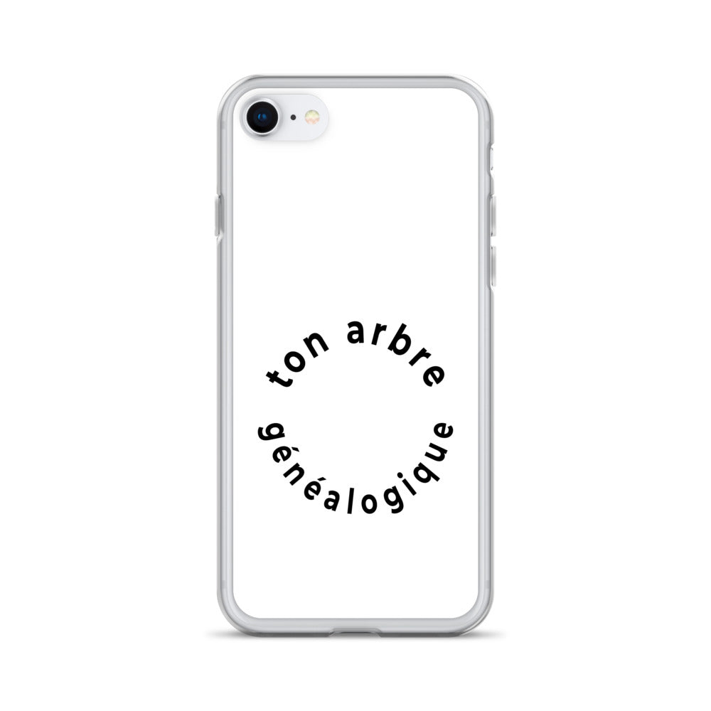 Coque iPhone Ton arbre généalogique en forme de cercle iPhone SE - Sedurro