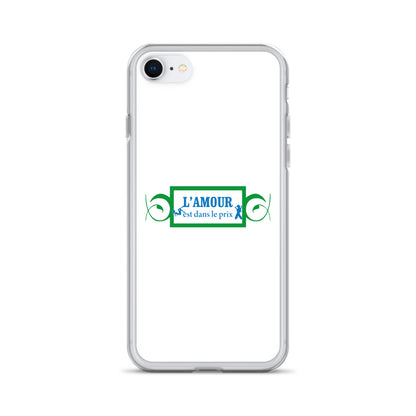 Coque iPhone L'amour est dans le prix iPhone SE - Sedurro