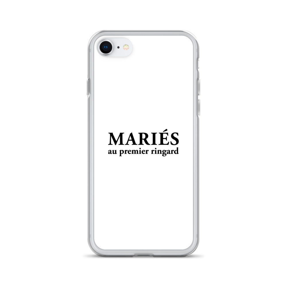 Coque iPhone Mariés au premier ringard iPhone SE - Sedurro