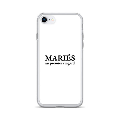 Coque iPhone Mariés au premier ringard iPhone SE - Sedurro