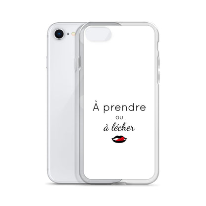 Coque iPhone À prendre ou à lécher iPhone SE - Sedurro