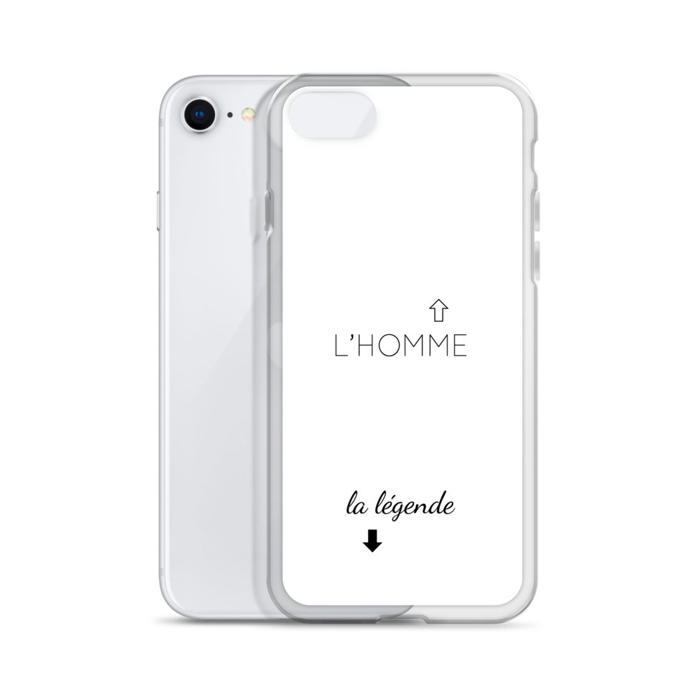 Coque iPhone L'homme et la légende iPhone SE - Sedurro