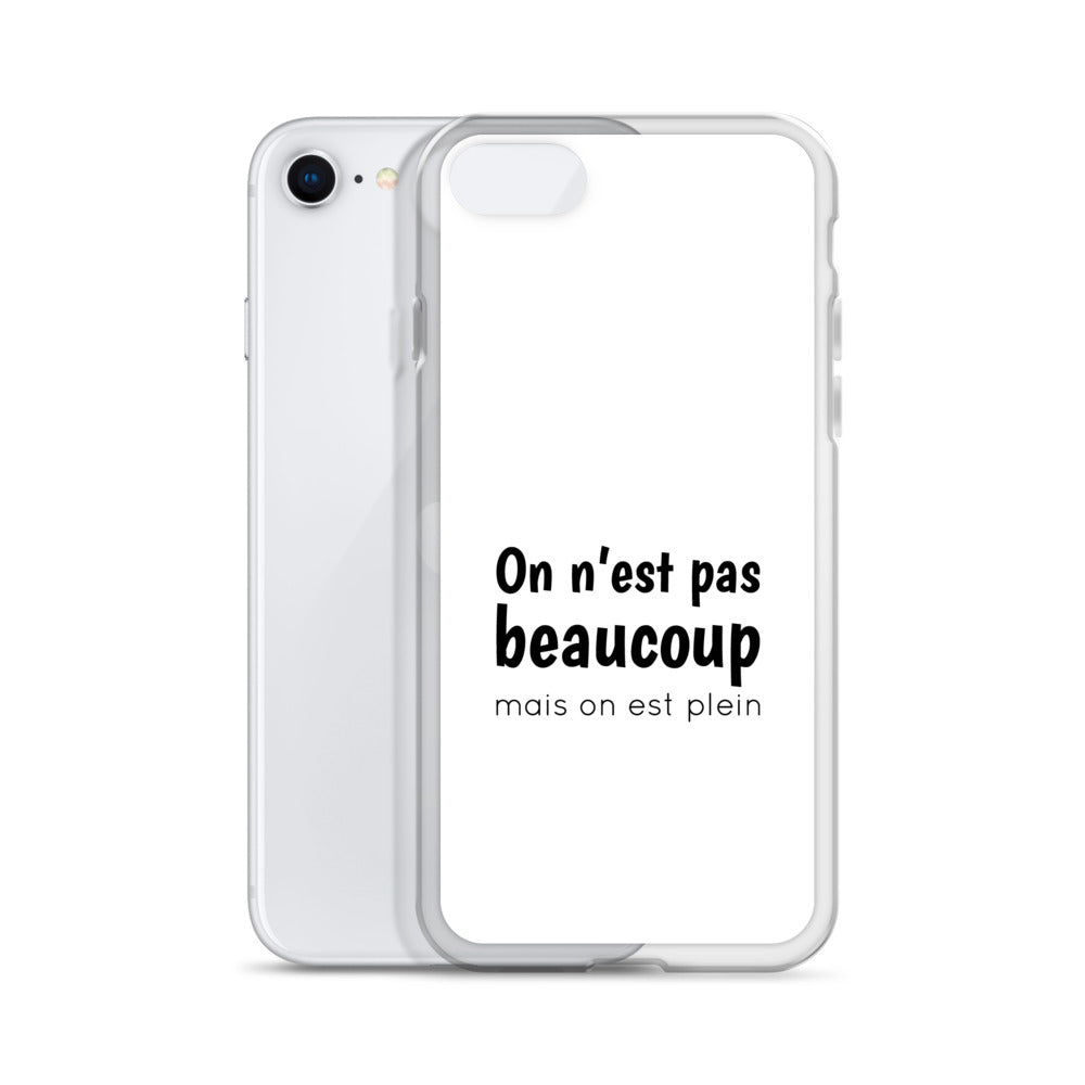 Coque iPhone On n'est pas beaucoup mais on est plein iPhone SE - Sedurro