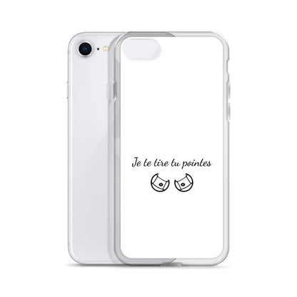 Coque iPhone Je te tire tu pointes iPhone SE - Sedurro