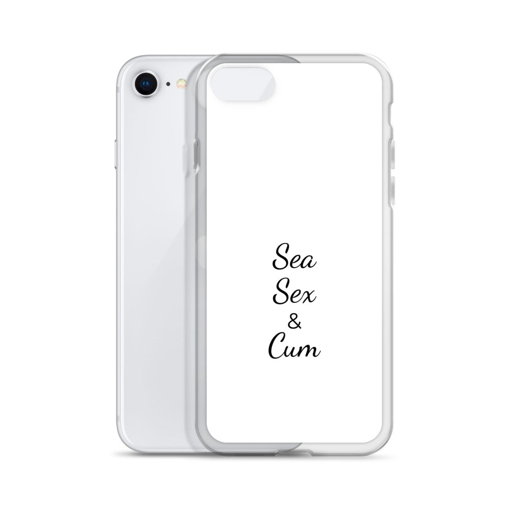 Coque iPhone Sea sex & cum iPhone SE - Sedurro