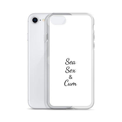 Coque iPhone Sea sex & cum iPhone SE - Sedurro