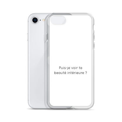 Coque iPhone Puis-je voir ta beauté intérieure - Sedurro