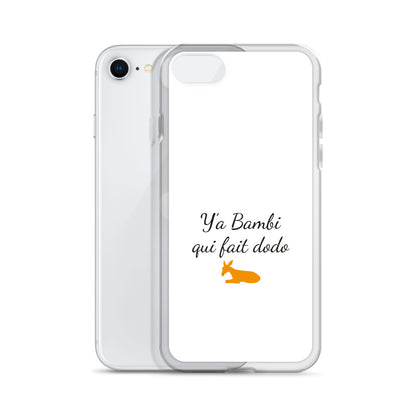 Coque iPhone Y'a bambi qui fait dodo iPhone SE - Sedurro