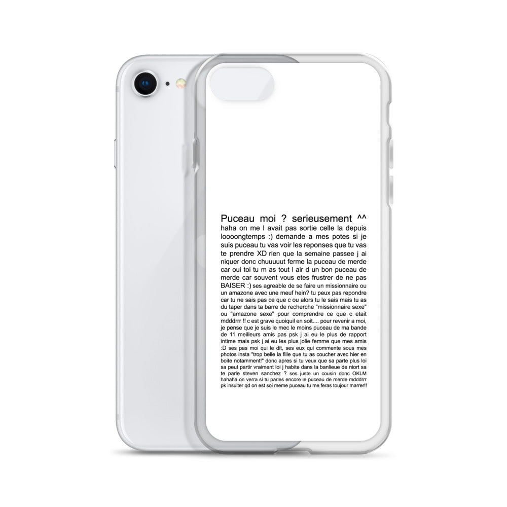 Coque iPhone Puceau moi on me l'avait pas sorti depuis longtemps - Sedurro