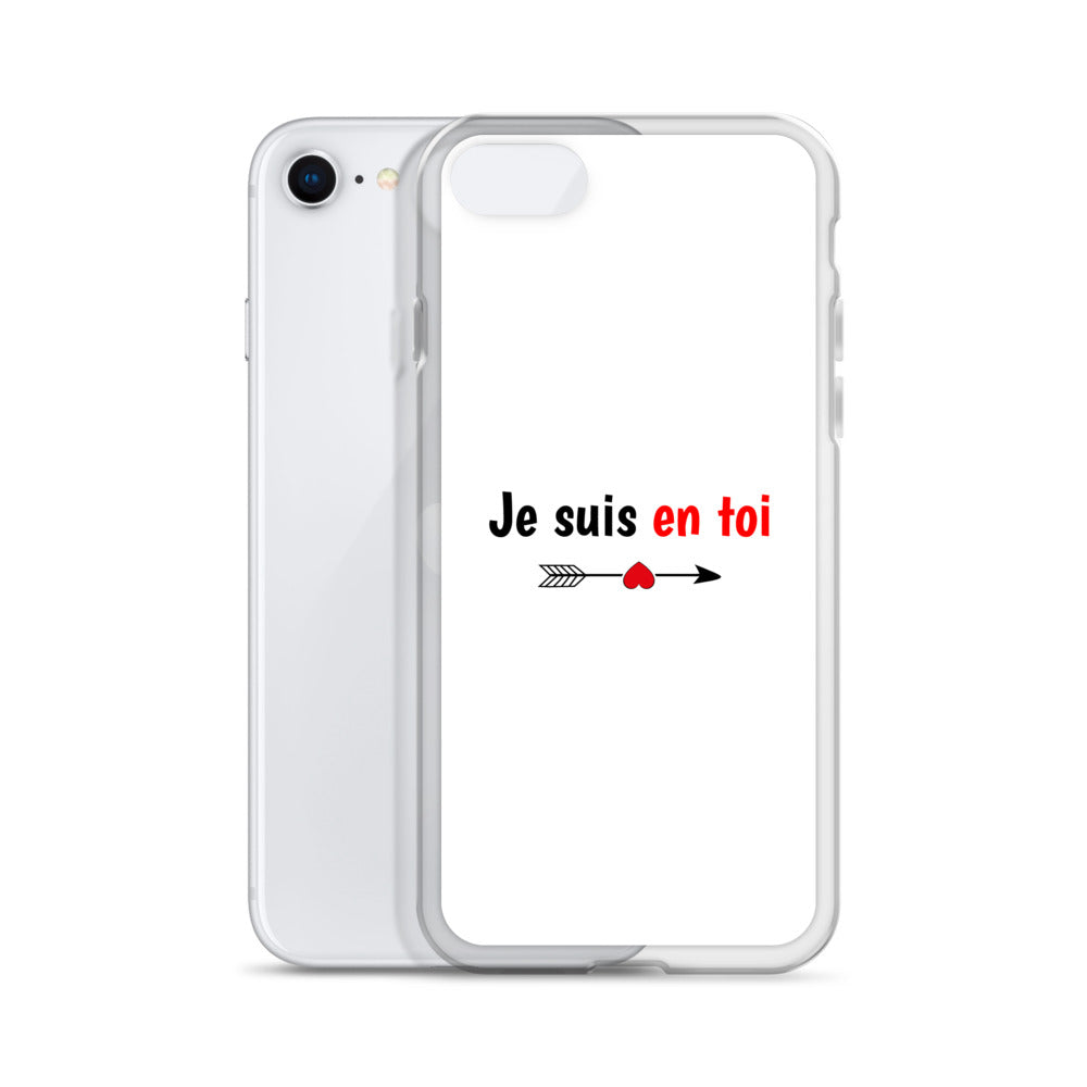 Coque iPhone Je suis en toi flèche cupidon - Sedurro