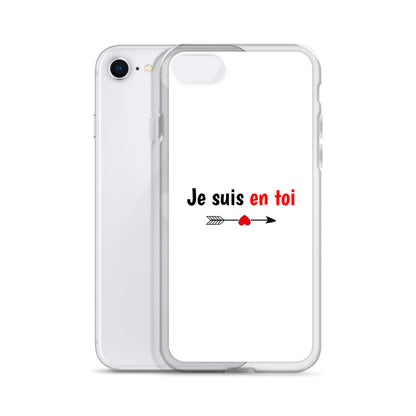 Coque iPhone Je suis en toi flèche cupidon - Sedurro