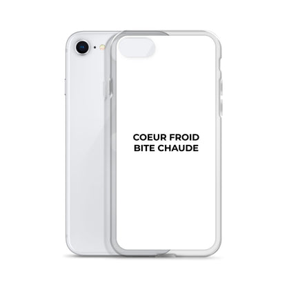 Coque iPhone Cœur froid bite chaude - Sedurro