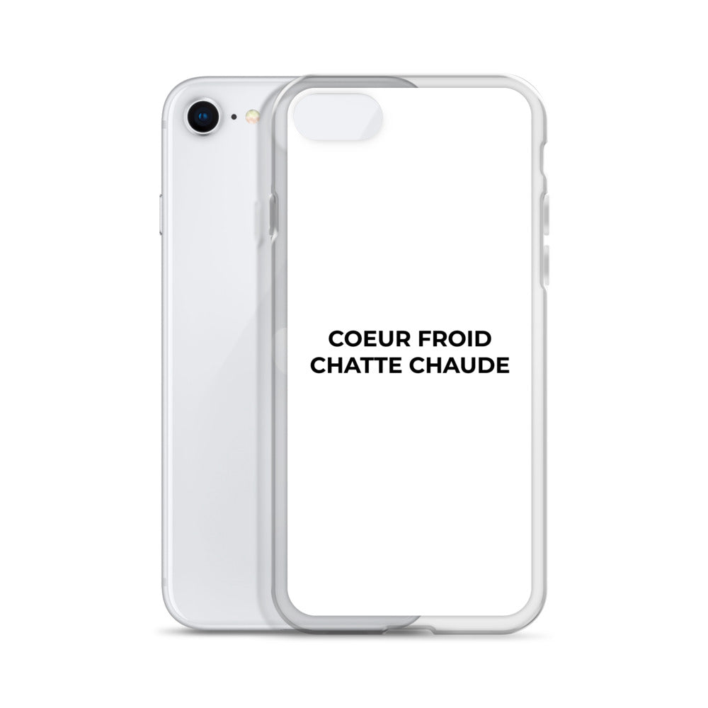 Coque iPhone Cœur froid chatte chaude - Sedurro