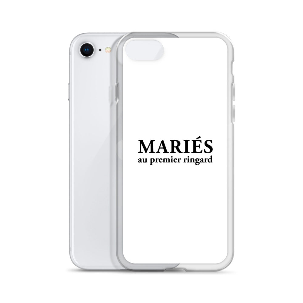 Coque iPhone Mariés au premier ringard - Sedurro