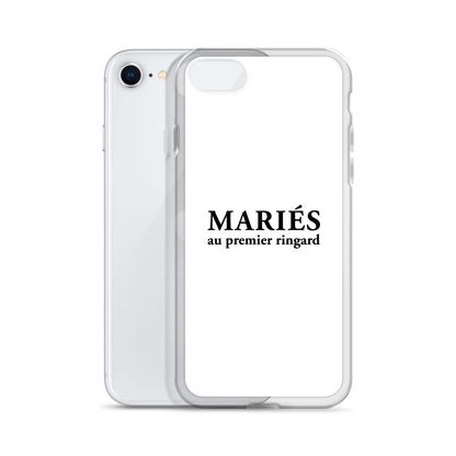 Coque iPhone Mariés au premier ringard - Sedurro