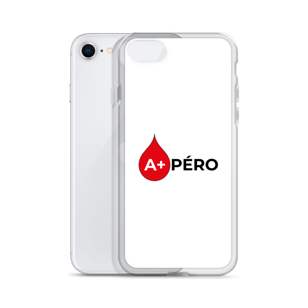 Coque iPhone Apéro groupe sanguin A+ - Sedurro