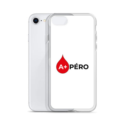 Coque iPhone Apéro groupe sanguin A+ - Sedurro