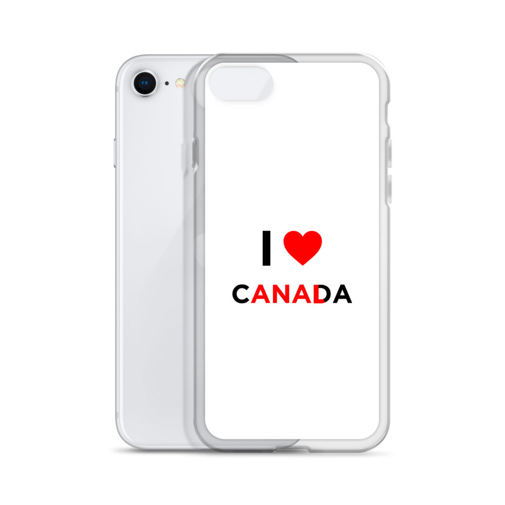 Coque iPhone I love Canada anal - Sedurro